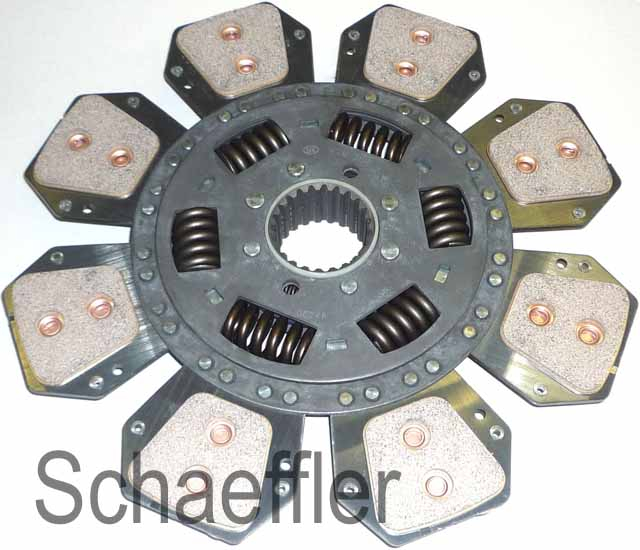 Disc ambreiaj ceramica (327mm; 8) potrivit AGCO LT; LANDINI 5H; MASSEY FERGUSON 5000 1104C-44-66CTA(12V)