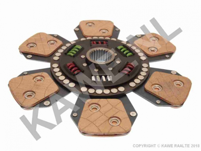 Disc ambreiaj ceramica (330mm; 6) potrivit DEUTZ FAHR AGROLUX; HUERLIMANN H, PRESTIGE, XB, XT; LAMBORGHINI CROSS   CROSS BASSO, FORMULA, GRAND PRIX, HIGH CLEARANCE, N 1000.4A4-F4L913T