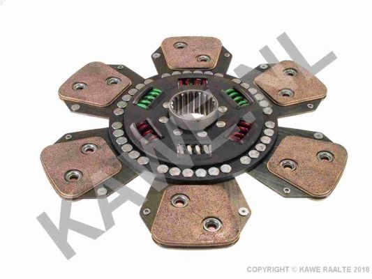 Disc ambreiaj ceramica (330mm; 6) potrivit DEUTZ FAHR AGROSTAR / AGROSTAR DX, DX BF4L913-F6L913 [3]
