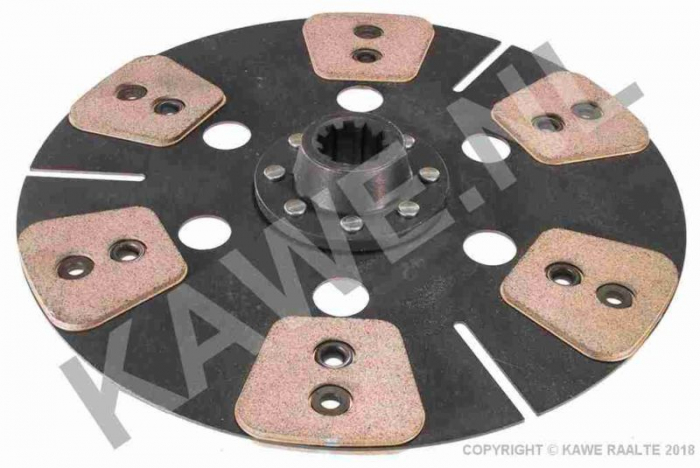 Disc ambreiaj ceramica (330mm; 6) potrivit JCB 3, 4, MK; JOHN DEERE 1000; MARSHALL 200, 300, 400, NUFFIELD