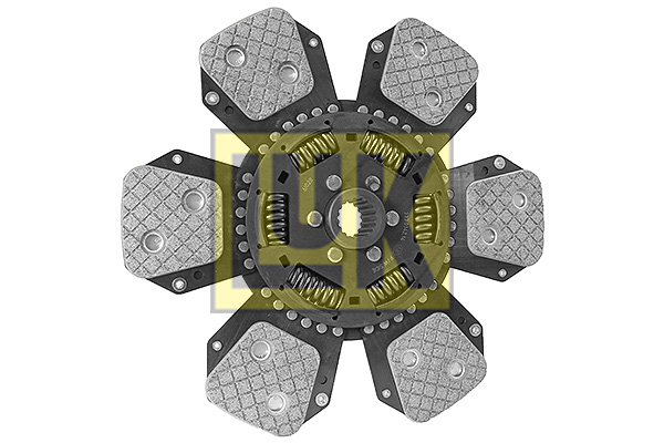 Disc ambreiaj ceramica (330mm; 6) potrivit ZETOR 10000, 7000, 8000, 9000, FORTERRA; JOHN DEERE 2000; MASSEY FERGUSON 4000 1000.6WTI-Z8002.1134 [4]