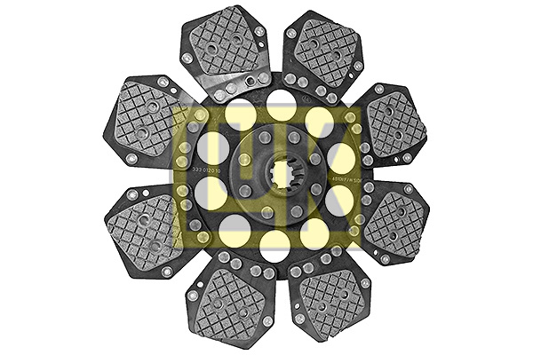 Disc ambreiaj ceramica (330mm; 8) potrivit FENDT 300 BF4L913T-TD226B-4 01.80- [4]