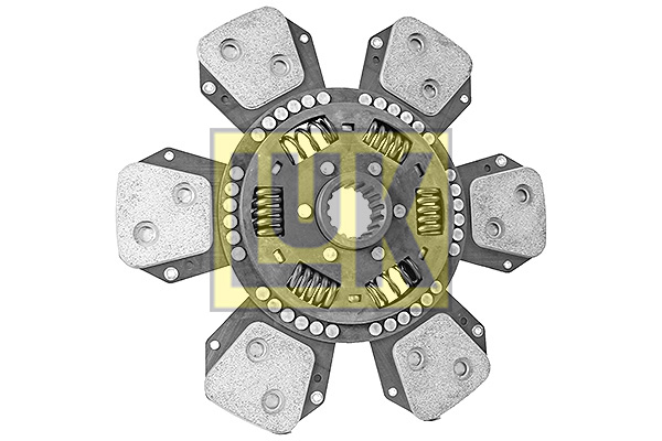 Disc ambreiaj ceramica (348mm; 6) potrivit CASE IH MAXXUM, MXU; NEW HOLLAND T6000, TSA NEF/NEF6(F4GE0604A) [3]