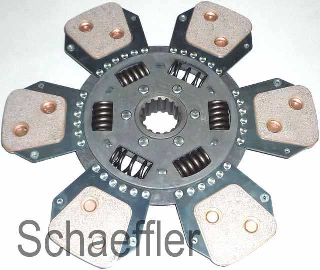 Disc ambreiaj ceramica (348mm; 6) potrivit CASE IH MAXXUM, MXU; NEW HOLLAND T6000, TSA NEF NEF6(F4GE0604A)