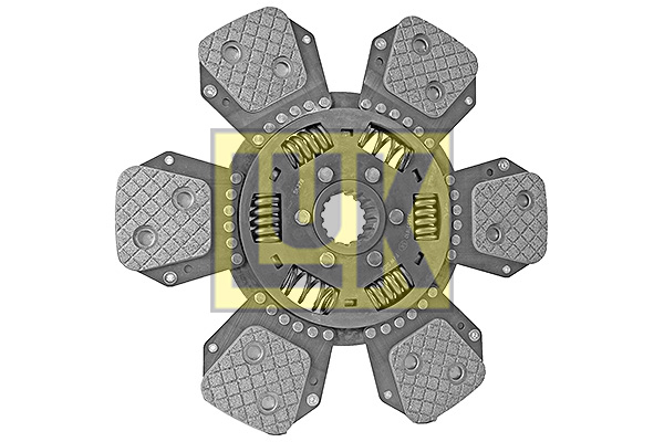Disc ambreiaj ceramica (348mm; 6) potrivit CASE IH MAXXUM, MXU; NEW HOLLAND T6000, TSA NEF/NEF6(F4GE0604A) [4]