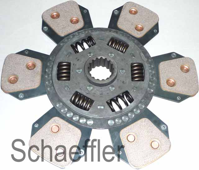 Disc ambreiaj ceramica (348mm; 6) potrivit CASE IH MAXXUM, MXU; NEW HOLLAND T6000, TSA NEF/NEF6(F4GE0604A) [2]