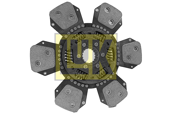 Disc ambreiaj ceramica (350mm; 6) potrivit FIATAGRI F; NEW HOLLAND 8000, M, TM [4]