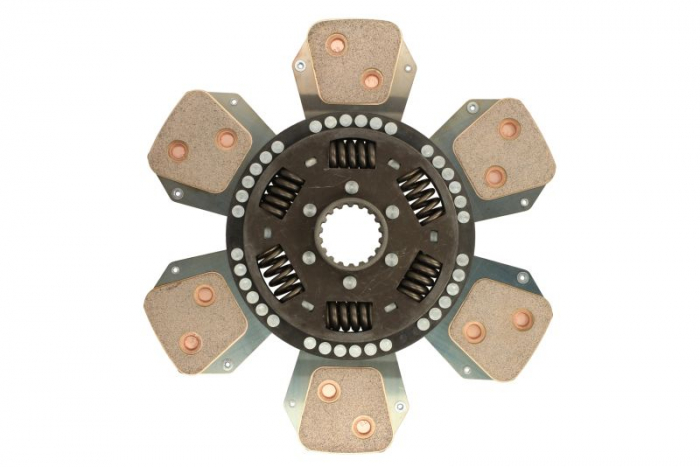 Disc ambreiaj ceramica (350mm; 6) potrivit FIATAGRI F; NEW HOLLAND 8000, M, TM