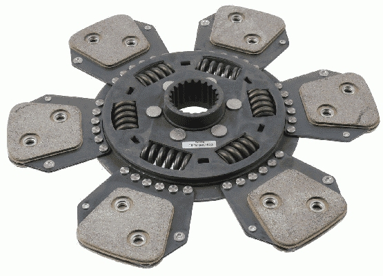 Disc ambreiaj ceramica (350mm; 6) potrivit HUERLIMANN ELITE, XT; LAMBORGHINI FORMULA, PREMIUM, R; SAME ANTARES, ANTARES II, SILVER 1000.6A/1000.6AT/1000.6WT [3]