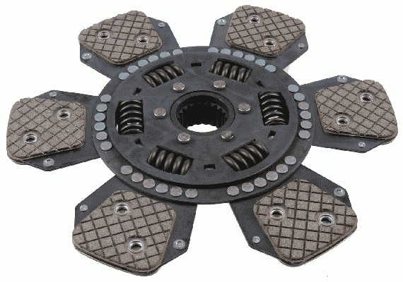 Disc ambreiaj ceramica (350mm; 6) potrivit HUERLIMANN ELITE, XT; LAMBORGHINI FORMULA, PREMIUM, R; SAME ANTARES, ANTARES II, SILVER 1000.6A/1000.6AT/1000.6WT [4]