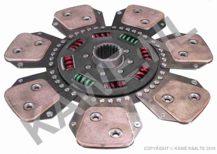 Disc ambreiaj ceramica (350mm; 7) potrivit MERCEDES UNIMOG, 1000 OM353.949-OM382.950 03.76-