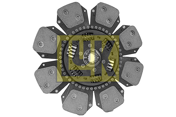 Disc ambreiaj ceramica (350mm; 8) potrivit RENAULT 100, TEMIS, XX-14, XX-54 D227-6-TD228-6 [3]