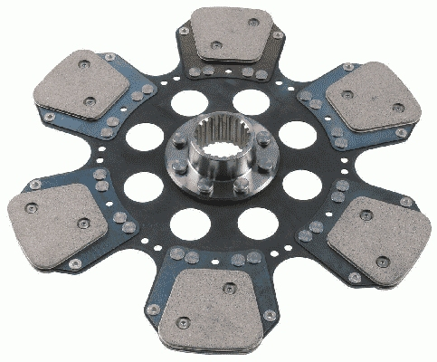 Disc ambreiaj ceramica (360mm; 6) potrivit FENDT 600 D226-6 TD226-6 TD226B-6 01.72-12.93