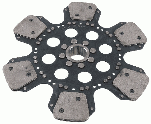 Disc ambreiaj ceramica (360mm; 6) potrivit FENDT 600 D226-6/TD226-6/TD226B-6 01.72-12.93 [2]