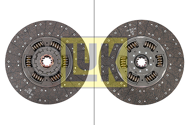 Disc ambreiaj ceramica (430mm) potrivit MAN potrivit MAN HOCL, LION´S COACH, LION´S STAR, TGA, TGM II, TGS I, TGS II, TGX I, TGX II; NEOPLAN CITYLINER II D1556LF07-D3876LF02 01.00- [3]