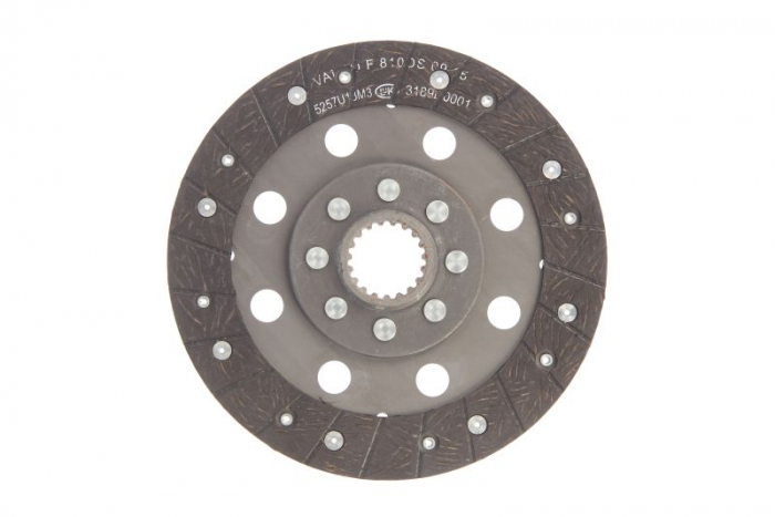 Disc ambreiaj organic (215mm) profil complet potrivit DEUTZ FAHR AGROKID; HUERLIMANN PRINCE; LAMBORGHINI RUNNER; SAME SOLARIS K3F-D/K4F-D/K4F-DT [3]