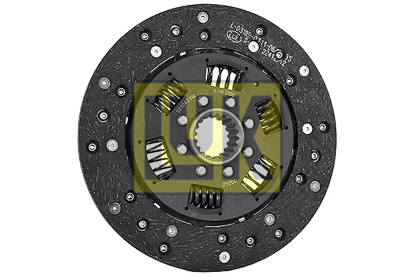 Disc ambreiaj organic (225mm) profil complet potrivit DEUTZ FAHR AGROKID; HUERLIMANN PRINCE; LAMBORGHINI R; MASSEY FERGUSON 2000; SAME SOLARIS K4F-D-S4L-T [4]
