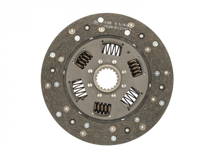 Disc ambreiaj organic (225mm) profil complet potrivit DEUTZ FAHR AGROKID; HUERLIMANN PRINCE; LAMBORGHINI R; MASSEY FERGUSON 2000; SAME SOLARIS K4F-D-S4L-T [2]
