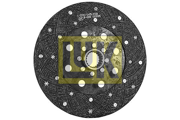 Disc ambreiaj organic (280mm) profil complet potrivit HUERLIMANN H; LAMBORGHINI 600, 700, CRONO, GRIMPER, PLUS, R; SAME ARGON, ASTER, FRUTTETO, ROCK, SOLAR, VIGNERON 1000.3A-105.3PA [3]
