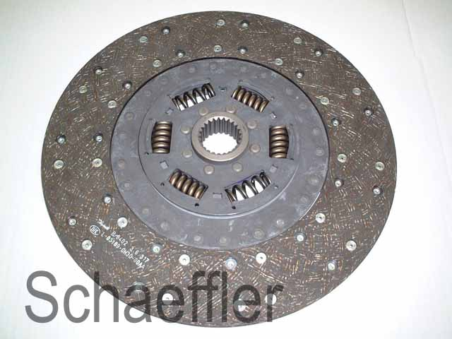 Disc ambreiaj organic (350mm) profil complet potrivit DEUTZ FAHR AGROPLUS; HUERLIMANN XT; LAMBORGHINI PREMIUM; SAME ROW CROP, SILVER 1000.6A-BF6M1012E [2]