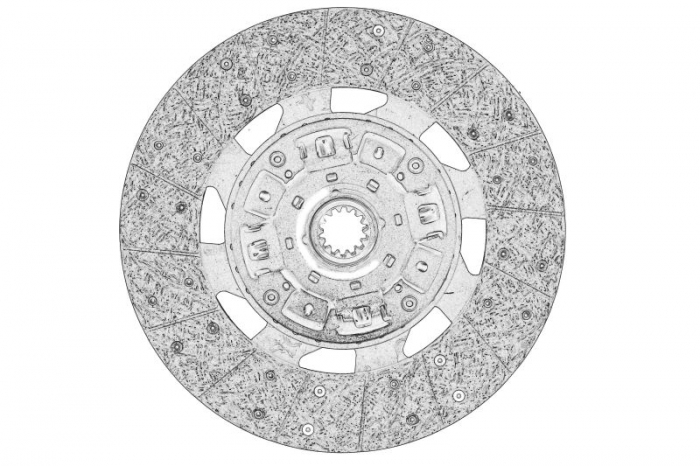 Disc ambreiaj potrivit ISUZU N (5TH GENERATION), N (6TH GENERATION) 4HK1-TC-4HK1-XS 10.05-