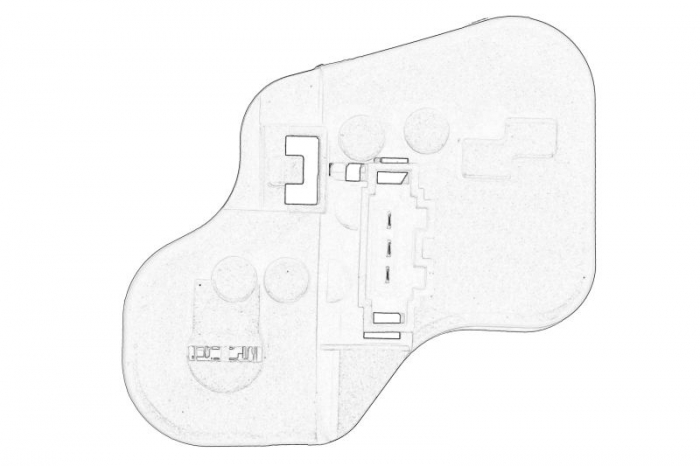 Dispersor stop dreapta (interior) potrivit VW GOLF VI 10.08-05.16