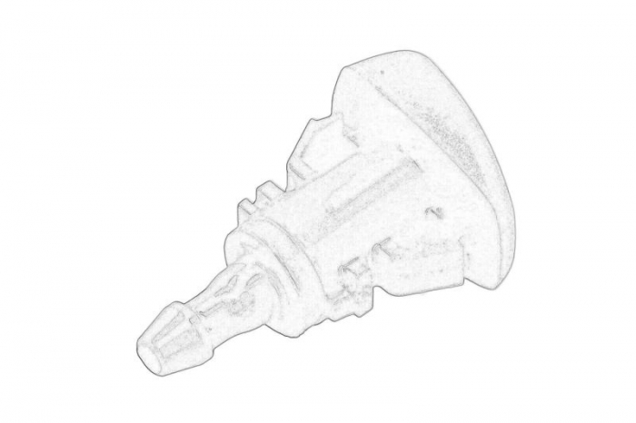 Diuza spalare parbriz fata potrivit HYUNDAI ELANTRA VI, i20 I PB, i20 II GB, i30 GD, ix20, ix35/TUCSON, ix35/TUCSON LM, TUCSON TL; KIA CARENS IV, NIRO I DE, OPTIMA, OPTIMA JF, SOUL I AM 08.08- [2]