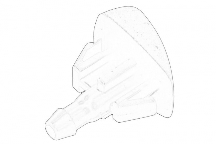 Diuza spalare parbriz fata stanga/dreapta potrivit MAZDA potrivit MAZDA 2, 3, 6, CX-7, CX-9 dupa 2003 [2]