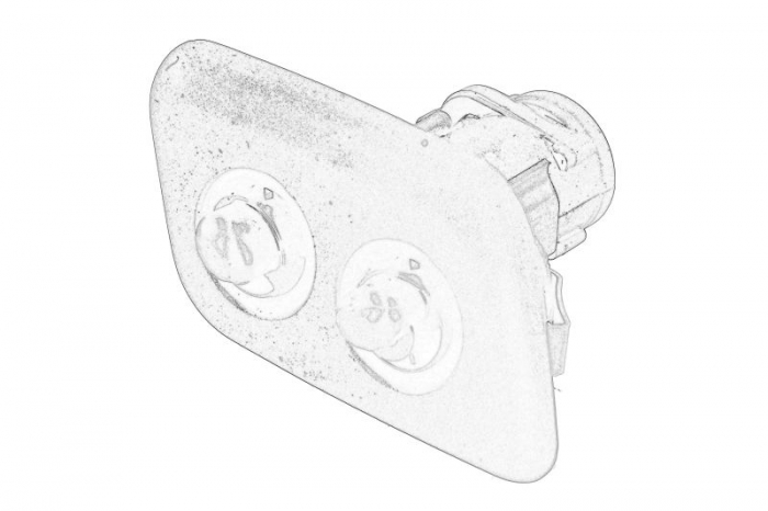 Diuza spalator far Dreapta potrivit BMW 5 (E39) 2.0-4.9 09.95-05.04