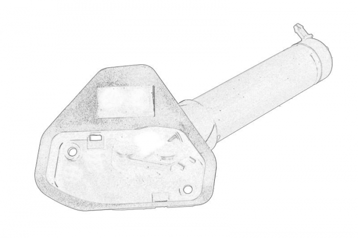 Diuza spalator parbriz dreapta potrivit OPEL ASTRA J 12.09-04.18