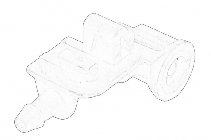 Diuza spalator parbriz Fata Dreapta/Stanga potrivit RENAULT GRAND SCENIC III, MEGANE, MEGANE III, SCENIC III 11.08-03.17 [2]