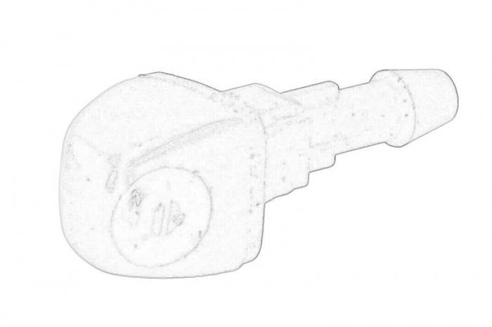 Diuza spalator parbriz Spate potrivit HONDA potrivit HONDA CIVIC X 02.17-12.22