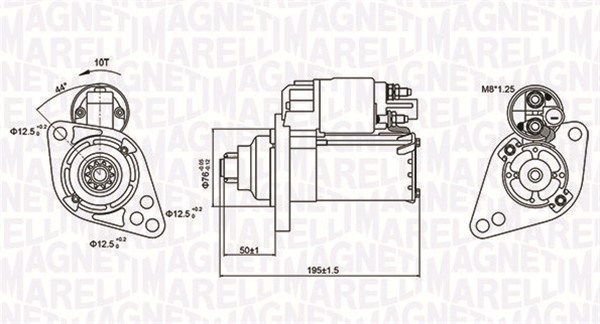 Electromotor (12V, 1,1kW) potrivit AUDI A1, A3, TT; SEAT ALTEA, ALTEA XL, IBIZA III, LEON, LEON SC, LEON ST, TOLEDO III; SKODA OCTAVIA II, RAPID, SUPERB II, SUPERB III, YETI 1.4-2.5 05.03-