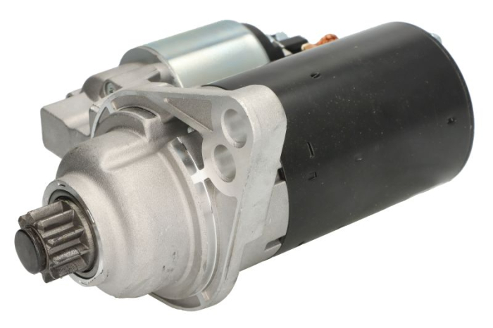 Electromotor (12V, 1,1kW) potrivit AUDI A1, A3, TT; SEAT ALTEA, ALTEA XL, IBIZA III, LEON, TOLEDO III; SKODA OCTAVIA II, SUPERB II, YETI; VW BEETLE, CC B7, EOS, GOLF PLUS 1.4-2.5 05.03-12.17