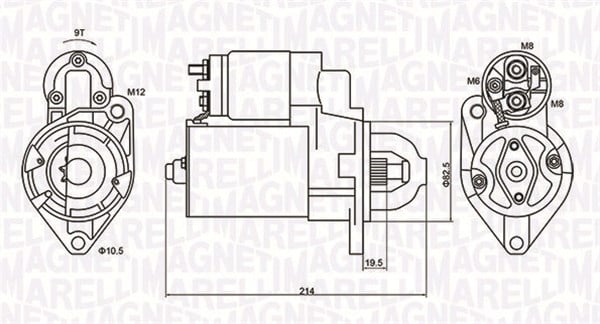 Electromotor (12V, 1,1kW) potrivit CHEVROLET CAPTIVA, EVANDA, LACETTI, NUBIRA, REZZO; CITROEN C3 I; DAEWOO EVANDA, LACETTI, LEGANZA, NUBIRA, TACUMA REZZO; OPEL ANTARA A 1.4D-2.4LPG 08.92-