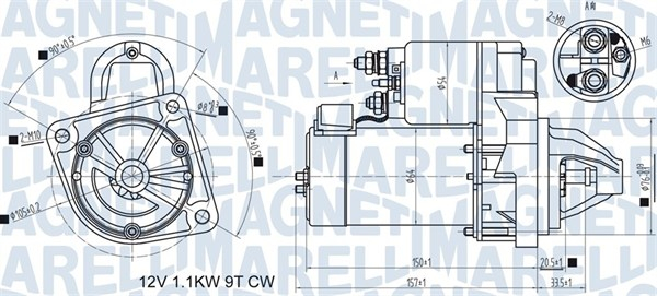 Electromotor (12V, 1,3kW) potrivit BMW 3 (E46), Z3 (E36), Z4 (E85), Z4 (E86) 3.0 3.2 07.00-08.08