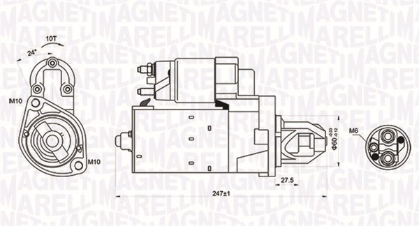 Electromotor (12V, 1,4kW) MERCEDES C (CL203), C T-MODEL (S202), C T-MODEL (S203), C (W202), C (W203), C (W204), CLK (A208), CLK (A209), CLK (C208), CLK (C209), E T-MODEL (S210) 2.4-5.5 dupa 1996