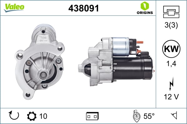 Electromotor (12V, 1,4kW) potrivit CITROEN BERLINGO, BERLINGO MINIVAN, C15, C15 MINIVAN, C4, C4 GRAND PICASSO I, C4 I, C4 PICASSO I, C5 I, C5 II, C5 III, C8, EVASION, JUMPY I 1.4-2.2D 07.86-