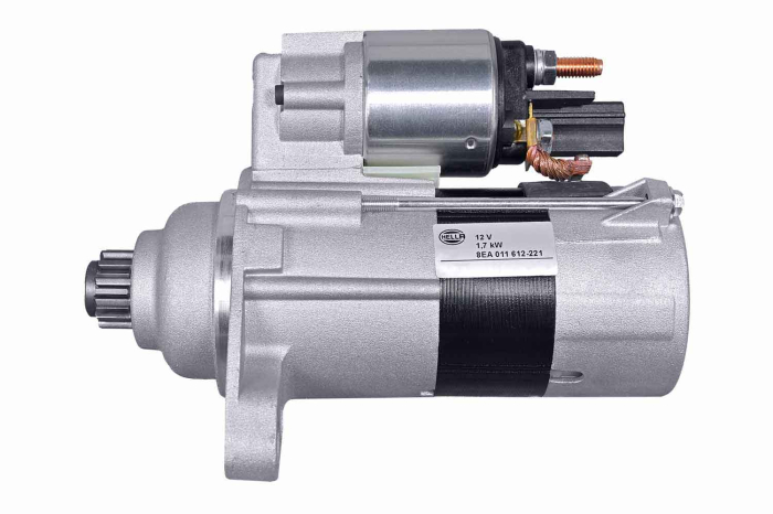 Electromotor (12V, 1,7kW) potrivit AUDI A1, A3; SEAT ALTEA, ALTEA XL, IBIZA IV, IBIZA IV SC, IBIZA IV ST, IBIZA IV/HATCHBACK, LEON, TOLEDO IV; SKODA FABIA II 1.2D/1.6D/2.0D 10.08- [3]