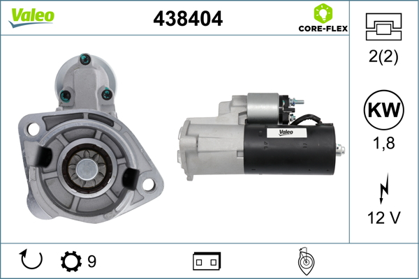 Electromotor (12V, 1,8kW) potrivit AUDI A4 B5, A4 B6, A6 C5, A8 D2; VW PASSAT B5, PASSAT B5.5 1.8-6.0 08.98-05.05