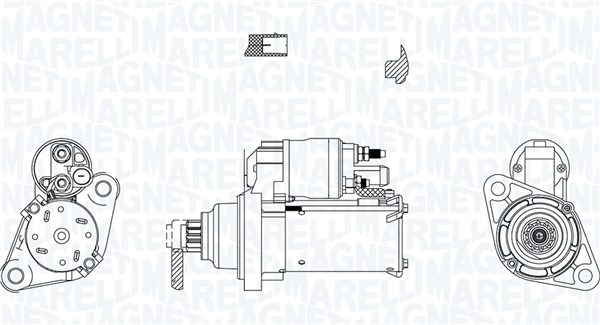 Electromotor (12V, 1kW) potrivit AUDI A3; SEAT ALTEA, LEON, TOLEDO III; SKODA OCTAVIA II; VW GOLF PLUS V, GOLF V, JETTA III 1.6 05.03-12.13