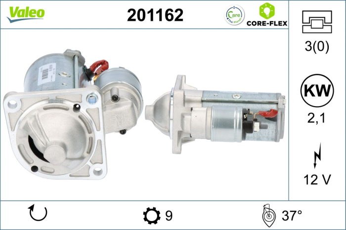 Electromotor (12V, 2,1kW) potrivit ALFA ROMEO 156, 159, 166, BRERA, MITO, SPIDER; FIAT BRAVO II, MAREA, SEDICI; LANCIA KAPPA, LYBRA, THESIS; SUZUKI SX4 1.6-2.4D 09.97- [3]