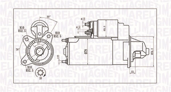 Electromotor (12V, 2,2kW) FORD FIESTA, FIESTA IV, FOCUS 1.8D intre 1998-2005