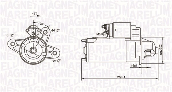 Electromotor potrivit FORD TRANSIT, TRANSIT TOURNEO; LDV CONVOY 2.4D/2.5D 1977-2009 - (12V, 2,2kW) [3]