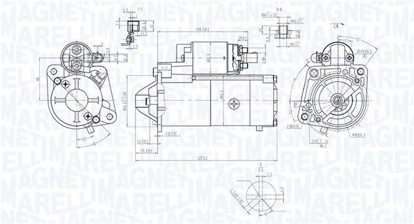 Electromotor (12V, 2kW) potrivit CHRYSLER VOYAGER IV 2.5D 02.00-12.08