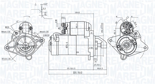 Electromotor (12V, 2kW) potrivit NISSAN NV400, PRIMASTAR, QASHQAI I, X-TRAIL II; OPEL MOVANO B, VIVARO A; RENAULT ESPACE IV, GRAND SCENIC II, GRAND SCENIC III, KOLEOS I, LAGUNA 2.0D 2.3D 3.0D 08.05-