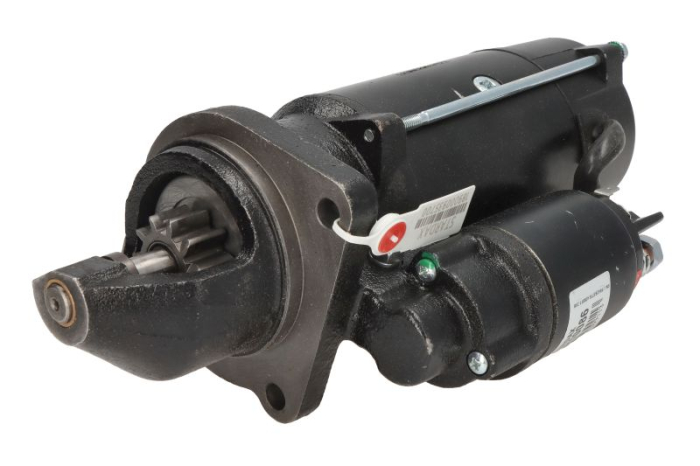 Electromotor (12V, 4,2kW, reconditionat profesional) potrivit ATLAS 3152; BARBER GREENE 131, 140, 141; BEDFORD TL 1000 330, TL 1260 330, TL 1630 330 TURBO, TL 860 330; BOBCAT 963, 963G; CASE IH 1820