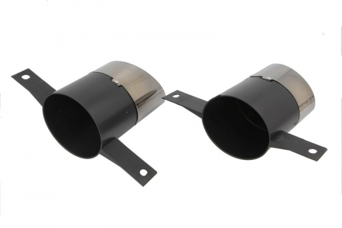 Element bara (2 buc., plastic, negru lucios, AMG STYLING) potrivit MERCEDES A-KLASA W177 04.18-10.22 [2]