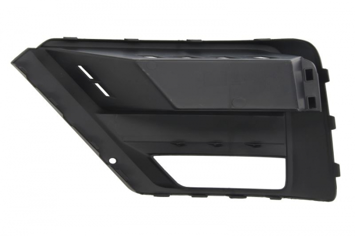 Element bara Dreapta (Inferior, cu orificii lampa ceata, plastic, negru, THATCHAM) potrivit VW CRAFTER 09.16- 09.16- [2]