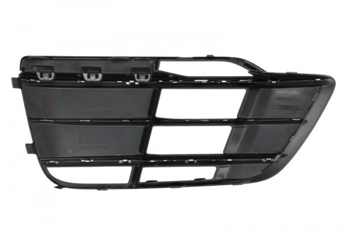 Element bara fata dreapta (cu dungi crom, plastic, negru lucios/crom, S-LINE) potrivit AUDI Q5 FY 2017-2020 [2]